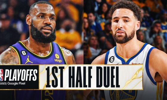 1ST HALF DUEL! LeBron James (21 PTS) vs Klay Thompson (19 PTS) In Game 2! | May 4, 2023