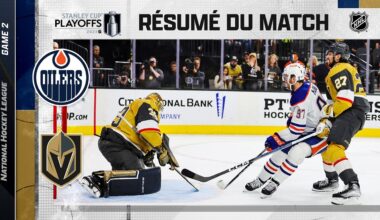 Faits saillants, match no 2 Golden Knights vs Oilers