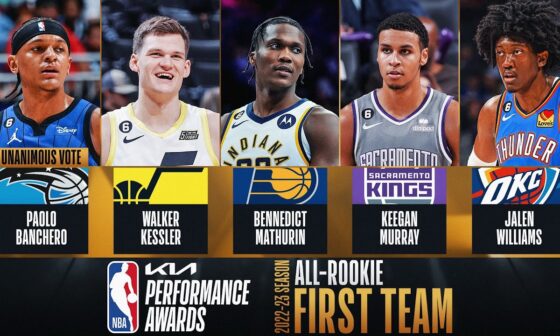 The BEST Of The 2022-23 Kia NBA All-Rookie First Team!