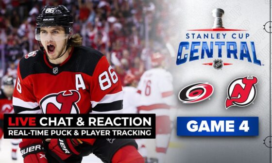 New Jersey Devils vs. Carolina Hurricanes | Live Chat | Game 4 | NHL Playoffs