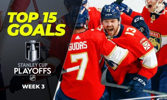 MUST-SEE NHL Goals of Week 3 👀 | 2023 Stanley Cup Playoffs