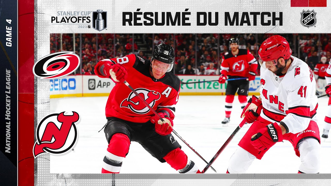 Faits saillants, match no 4 Devils vs Hurricanes