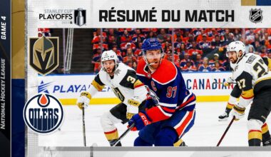 Faits saillants, match no 4 Golden Knights vs Oilers