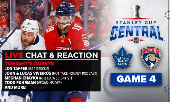Florida Panthers vs. Toronto Maple Leafs | Live Chat | Game 4 | Stanley Cup Playoffs