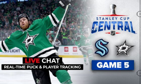 Seattle Kraken vs. Dallas Stars | Live Chat | Game 5 | Stanley Cup Playoffs