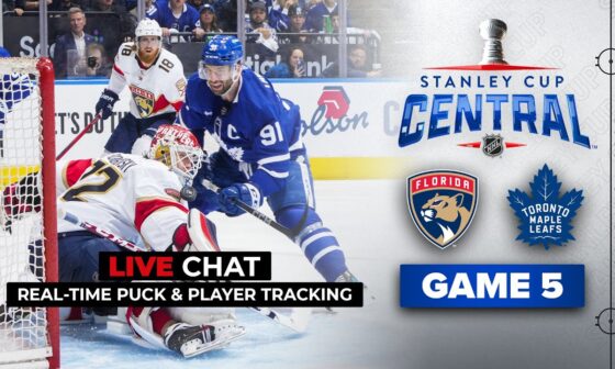 Florida Panthers vs. Toronto Maple Leafs | Live Chat | Game 5 | Stanley Cup Playoffs