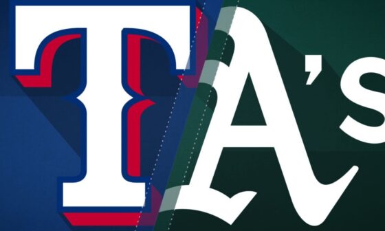 Game Chat: 5/13 Rangers (23-15) @ Athletics (9-31) 3:07 PM