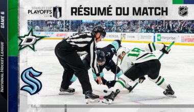 Faits saillants, match no 6 Stars vs Kraken