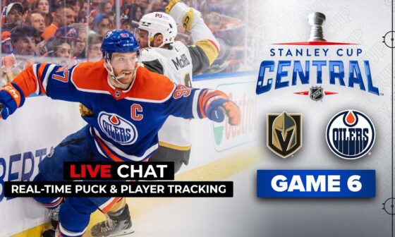 Live Chat: Vegas Golden Knights vs. Edmonton Oilers | Game 6 | Stanley Cup Playoffs