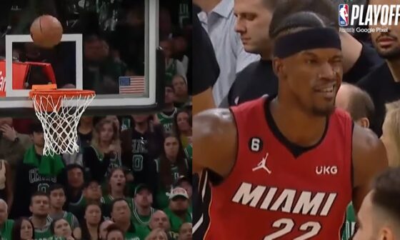 Jimmy Butler Sinks RIDICULOUS Three In The Final Minutes of Game 1 In Boston! | May 17, 2023