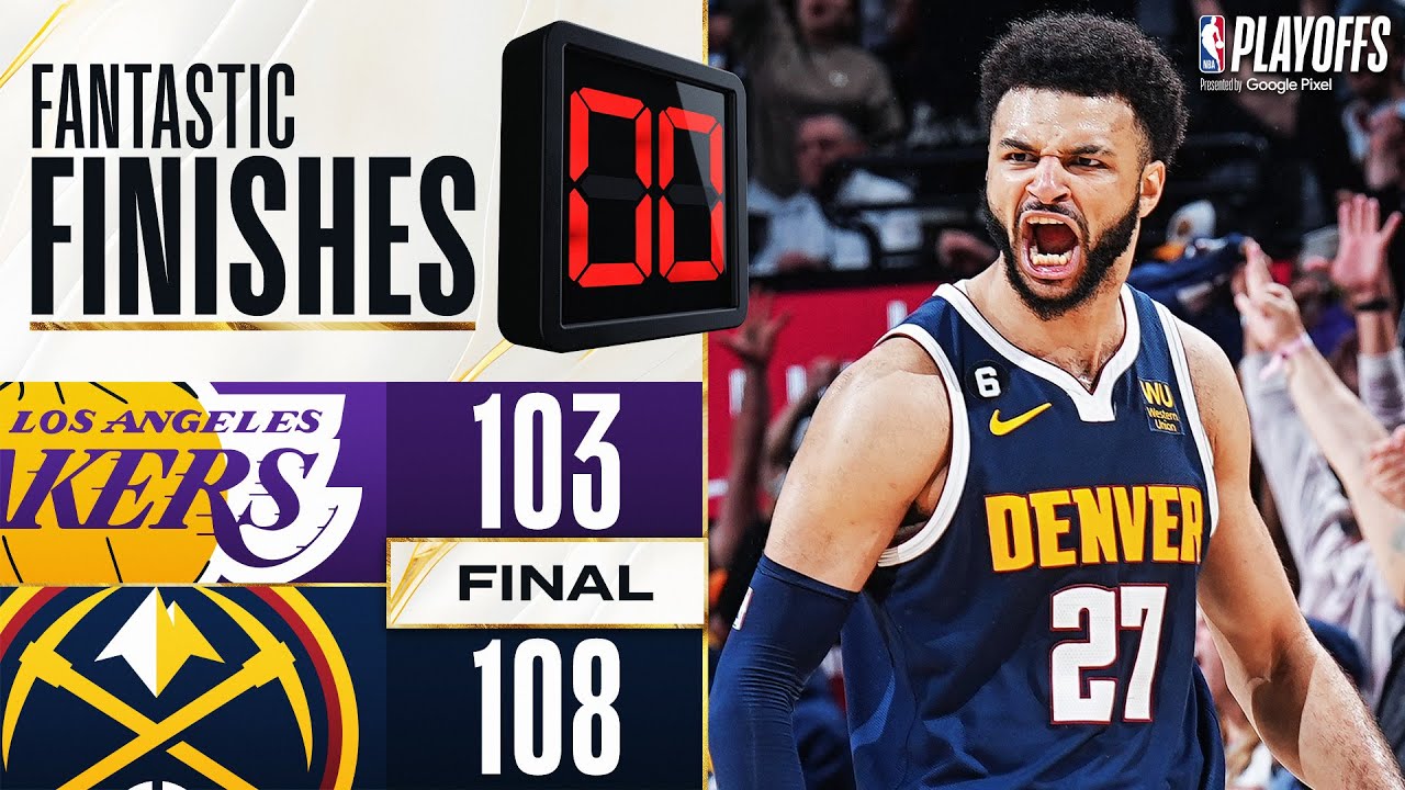 Final 3:09 WILD ENDING #7 Lakers vs #1 Nuggets - Game 2 | May 18, 2023