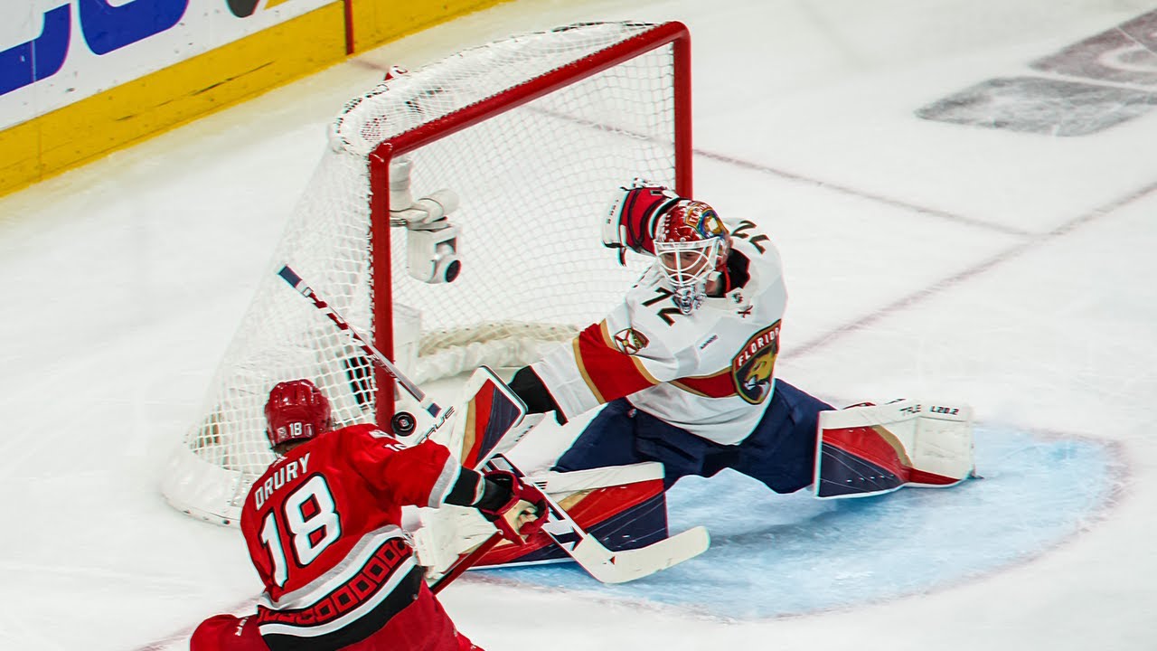 Bobrovsky makes 63 SAVES in 4OT victory! 👏