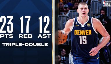 Nikola Jokic's TRIPLE-DOUBLE In Nuggets Game 2 W! | May 18, 2023