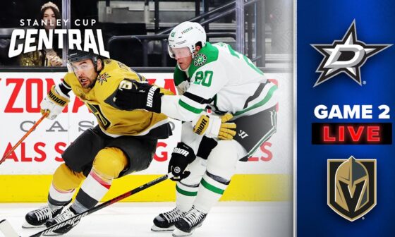 Dallas Stars vs. Vegas Golden Knights | Live Action | Game 2 | Stanley Cup Playoffs