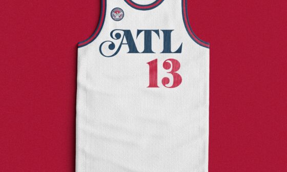 For those who saw the earlier Black + Peach ATL jersey, here’s the white alternate I’ve referenced. How do y’all feel about this one?