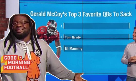 Gerald McCoy's Top 3 favorite QBs to sack