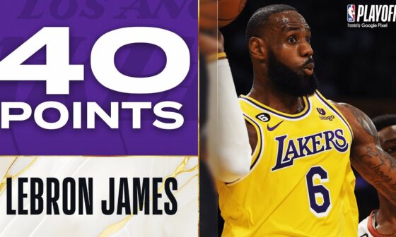 LeBron James' HISTORIC 40-Point Performance In Game 4! | May 22, 2023