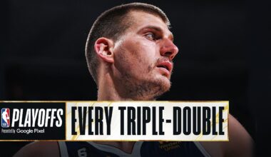 Nikola Jokic Has The Most Triple-Doubles In A Single Postseason Since Wilt Chamberlain