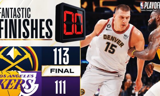 Final 3:04 WILD ENDING #1 Nuggets vs #7 Lakers - Game 4 | May 22, 2023