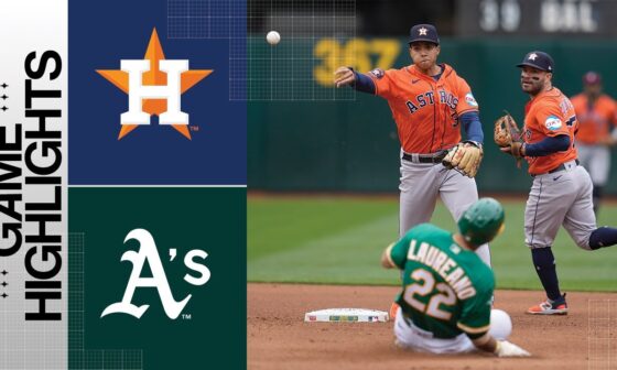 Astros vs. A's Game Highlights (5/28/23) | MLB Highlights