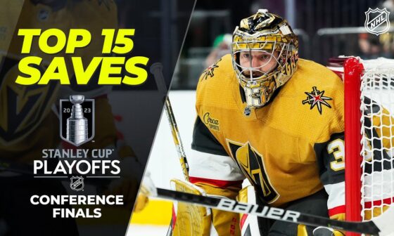 Top 15 Saves of the Conference Finals | 2023 Stanley Cup Playoffs