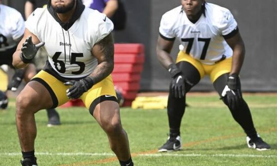Dan Moore, Kevin Dotson dealing with new additions to left side of Steelers offensive line