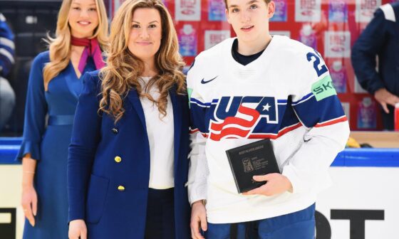 Lane Hutson (1G, 1A) was named USA’s player of the game today