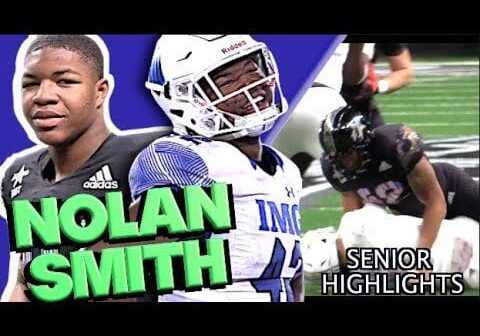 Nolan Smith High School highlights. Number one in the nation and 20th best of all time. Dominating quarterbacks and ball carriers