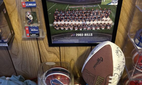 My little shrine to the 2003 Bills Team