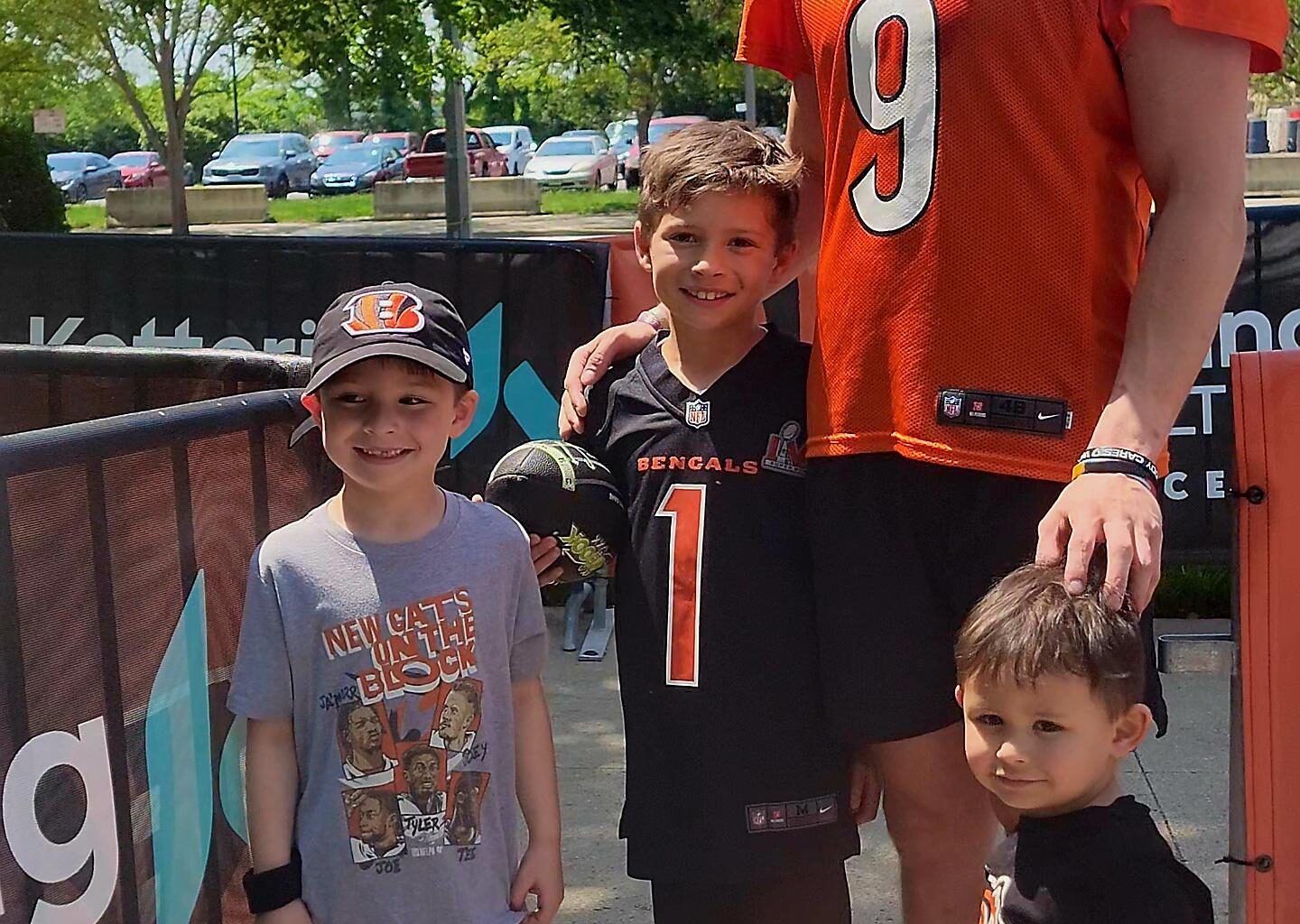 Son met Joe Burrow on his Birthday!