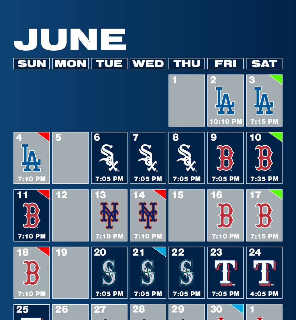 I'm back with a new schedule wallpaper for June! Enjoy!