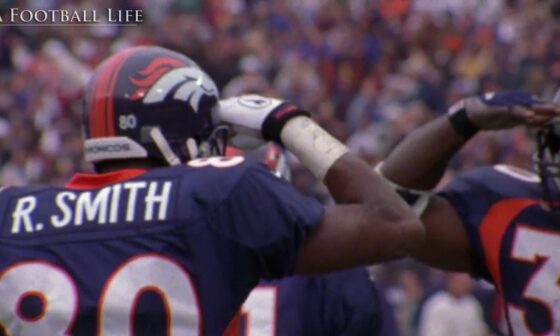 [NFL Films] Terrell Davis' salute celebration was legendary 🇺🇸 @Broncos