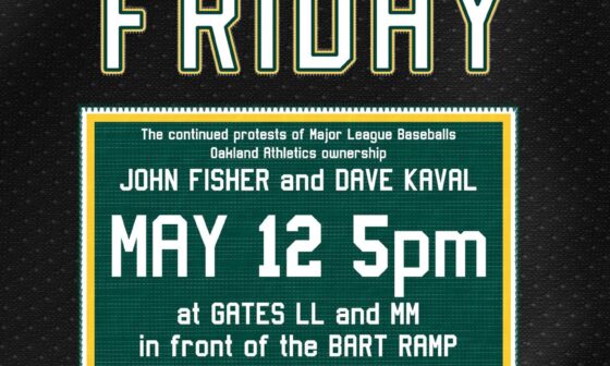 On May 12th we're starting up a weekly protest called "Fisher Out Friday." 5 pm at the BART Bridge weekly! Bring signs and protest, but also bring food and have fun. Cap off your week by telling Fisher to go to hell!