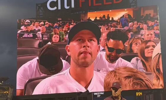 Josh Bailey at the Mets game tonight