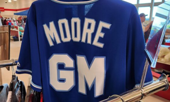 $40 Dayton Moore jersey (L) at The Salvation Army off Barry Rd!