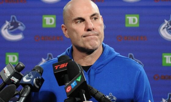 Canucks head coach Rick Tocchet is heading back to TV (will be on TNT broadcast this weekend)