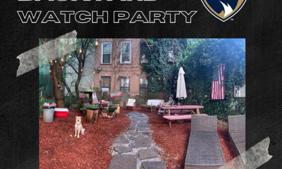 Way too early but NYC Cats Fans!Hosting a Brooklyn backyard watch party for Game 4. Gonna be a wild one! DM for details!
