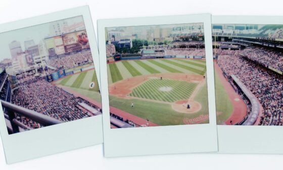 A little Polaroid panorama I took at todays game (5/28/23)