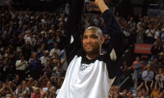 OTD 20 years ago (yes, you read that correctly), Timmy won his second MVP award. First player since Jordan to win MVPs back-to-back