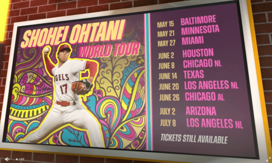 Bally's graphic of upcoming Ohtani starts through early July