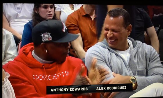 Ant & A Rod at the game in Miami