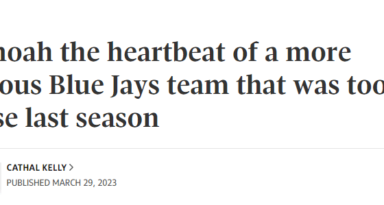 The moment the baseball gods became angered with the Toronto Blue Jays