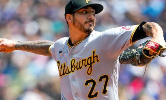 Pirates place Velasquez on injured list for 2nd time