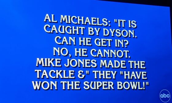 We showed up on Jeopardy Masters!