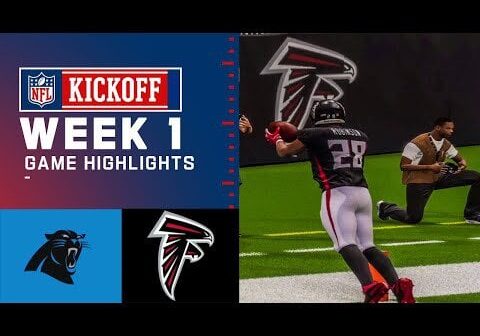 Panthers vs Falcons Week 1 Simulation Highlights (Madden 24 Rosters)