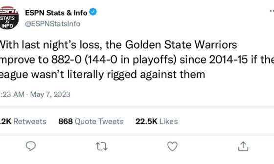 This is how Warriors fans think