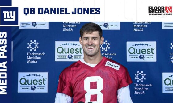 Daniel Jones on Offseason Program and OTAs | New York Giants
