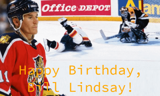 In honor of our first trip to the conference finals in 27 years, we wish a happy 52nd birthday to a member of that team. His name is Bill Lindsay!