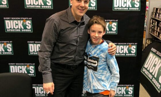 My son and Danny Briere