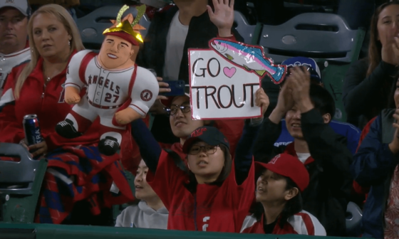 Trout has his stans, too